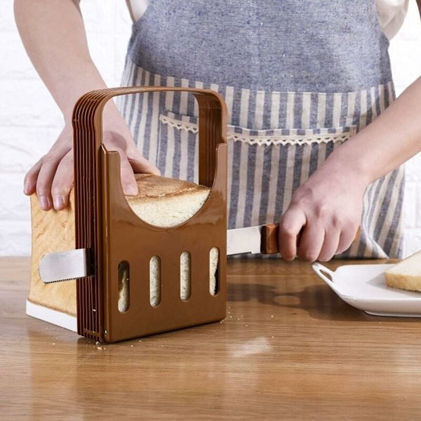 Brödskärare, Toastskärare 4 Tjocklek Justerbar Brödskärarskärare Sl