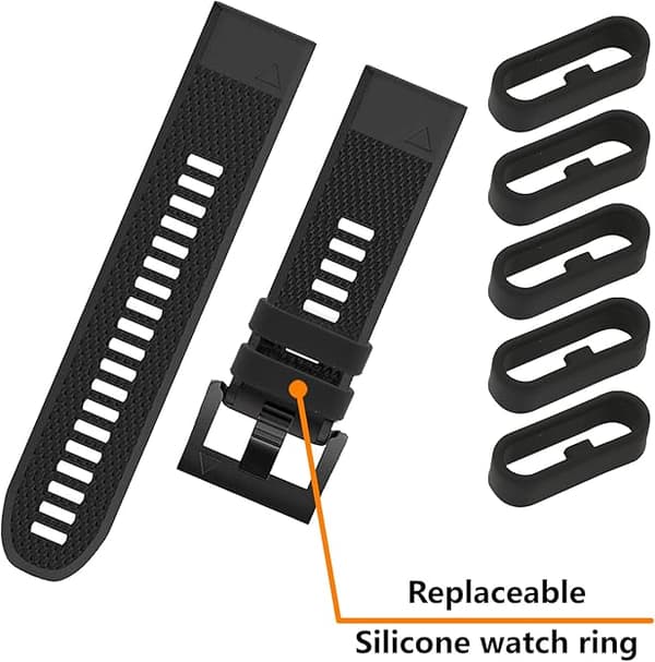 6 stk. Garmin ur-ringe smartwatch spænder