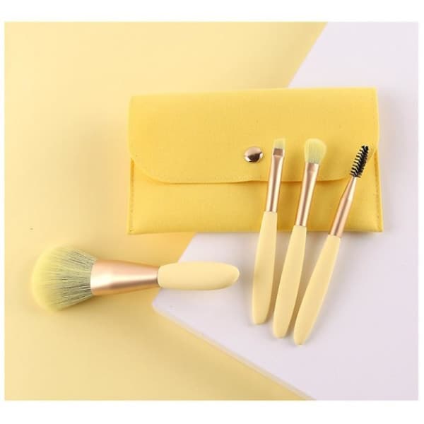 4 delar set/set Kosmetisk Borste Skönhet Sminkborste Sminkborstar