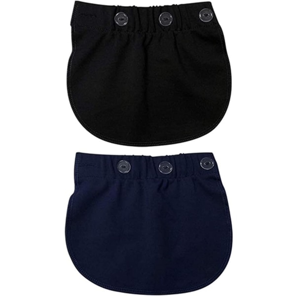 2 färger (2 stycken). Justerbar elastisk midjeextender graviditet