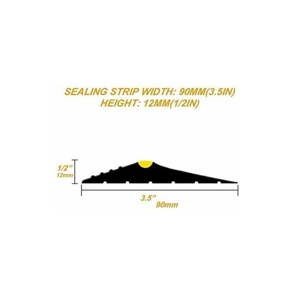 Garageportforsegling 10ft, Garageporttærskelforsegling, Universal Gara