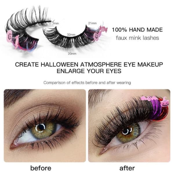 Halloween tekoripset Värilliset tekoripset Ripsiä