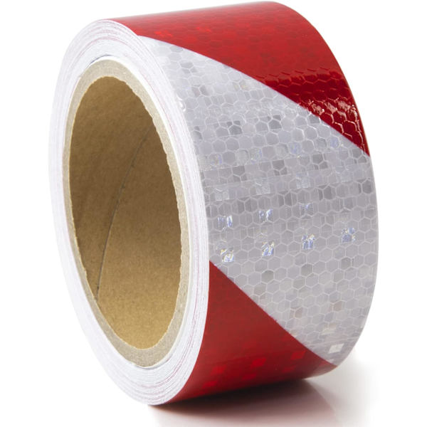 Reflekterende tape 5x10m højintensitets reflekterende advarselsmærkat R
