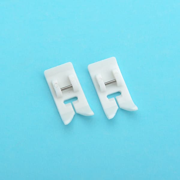 2 stk. Non-Stick Teflon Presser Foot for Sewing Machine Snap-On Sys