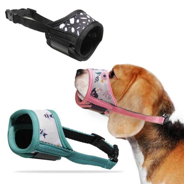 Justerbar Anti-bite Muzzle Rosa Rosa S Andningsbar Hundmunstycke Hund