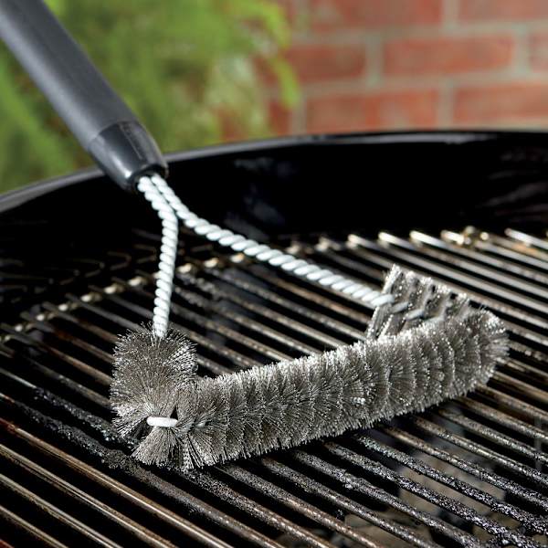 Lille model grillbørste net rengøringsbørste grill udendørs redskaber