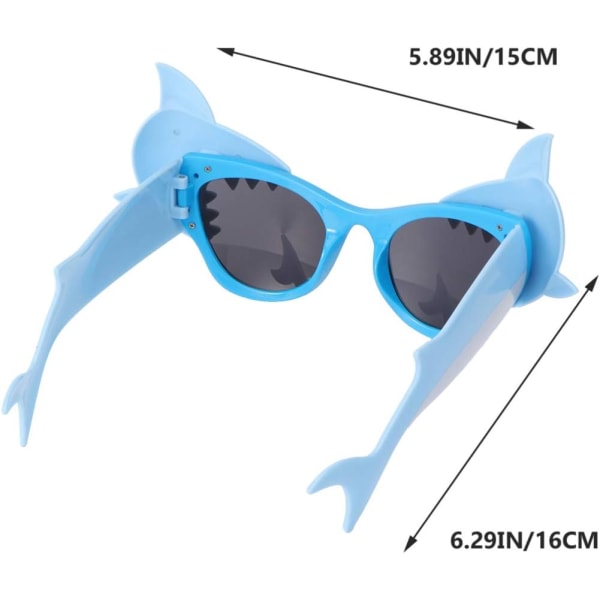 2 par Shark solbriller festdekorasjon (Shark)
