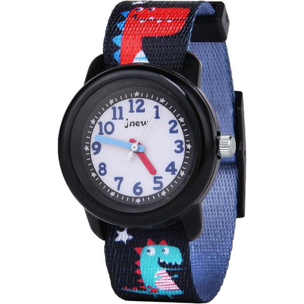 (Svart) Watch, Analog watch för pojkar och flickor, Soft Silicon