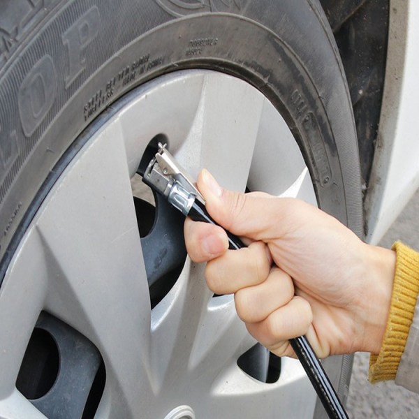 Bil Dekk Trykkmåler Dekk Trykkmåler Inflasjon Luft Trykk Stropp Auto Tilbehør