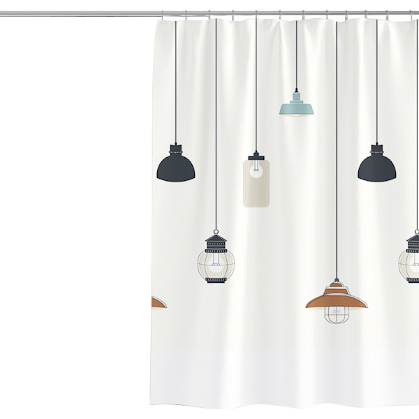 Bruseforhæng, Bruseforhæng 200x200 cm, Maskinvaskbar Polye