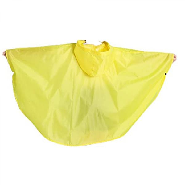(Orange L) Barn poncho enfärgad regnrock jacka söt regn