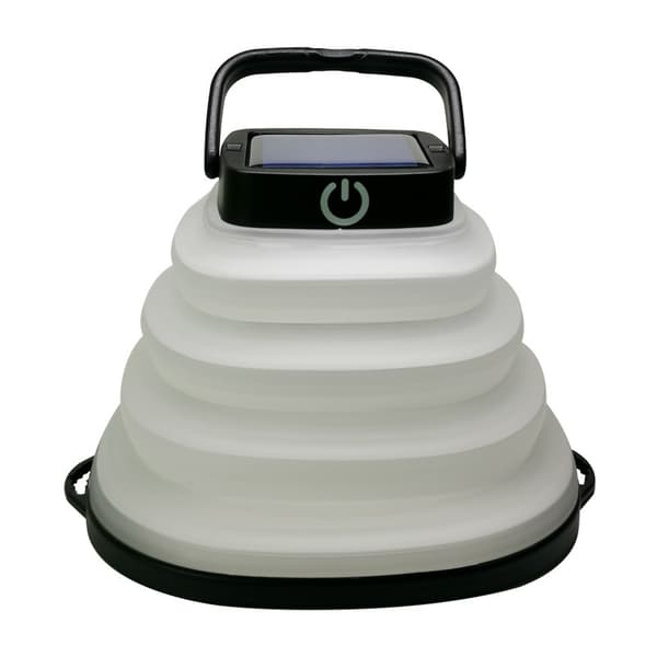 Campinglys Lanterne, Solcelledrevet LED-lampe Foldbar LED-lanterne