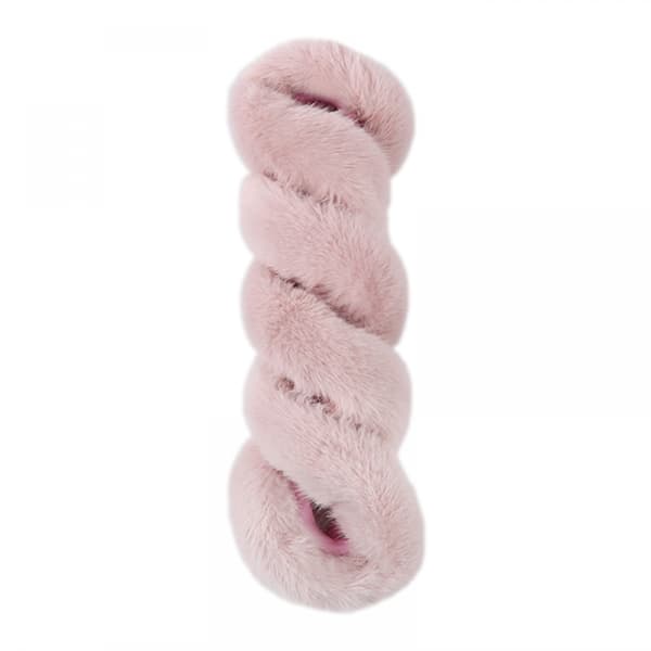 36-38cm, Rosa Vinter Rattöverdrag Skydd, Plysch Rattöverdrag