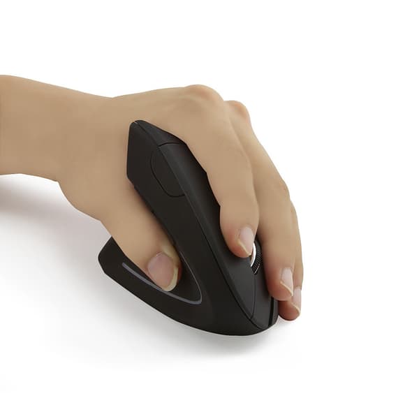 2 stk. Vertikal optisk mus til venstrehåndede - Ergonomi