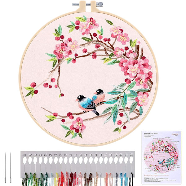 Broderi Startsett, DIY Korssting Broderi Startsett,