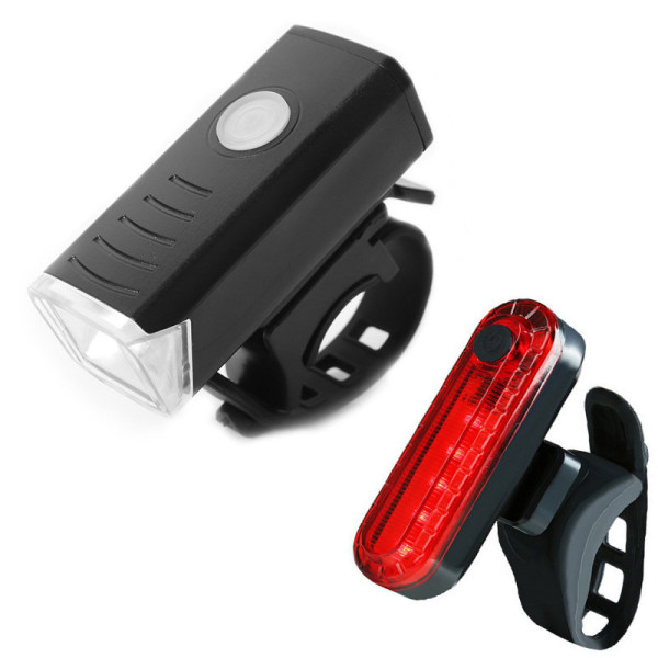 USB genopladelig cykellys, forreste cykellys cykellampe, 4 lystilstande genopladelig kraftig vandtæt IP65 stødsikker LED forreste cykellys til MTB VTC cykling