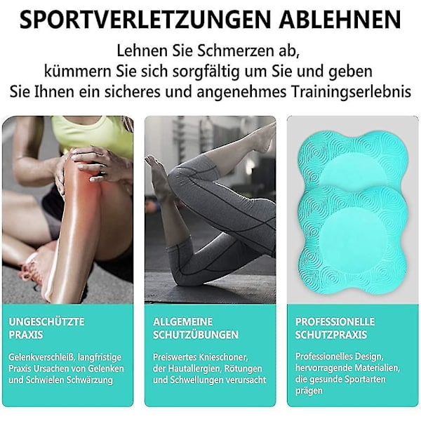 Yogaknebeskytter, yogaknebeskytter, sklisikker yogamatte, yogaknebeskyttere 2