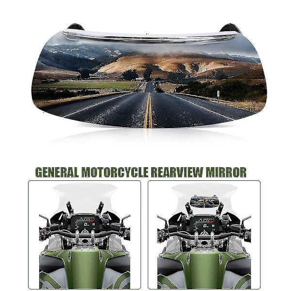 2x Universal Motorcykel Vindskærm Spejl 180 Graders Blind Vinkel Spejl