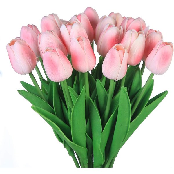 Kunstig blomst tulipan falsk blomst latex materiale ekte berøring bryllup