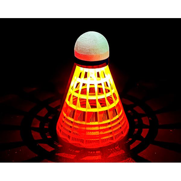 Badmintonbold, 4 LED Badmintonbold, Fjer Nylonbold