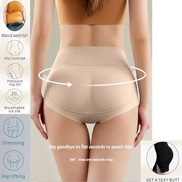 2PCS Push Up Butt Underwear, Slimming Tummy Control Panties, Shap