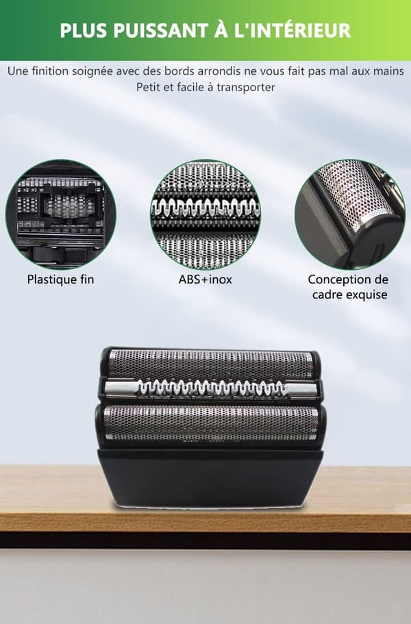 Erstatningshoved til Series 5 elektrisk shaver - 52B - Kompatibel