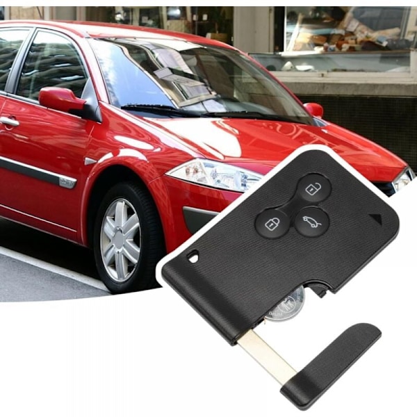 Knapper Fjernbetjening Nøglekort til Ren-Ault cle Megane 2 Scenic 2 Clio 3 L