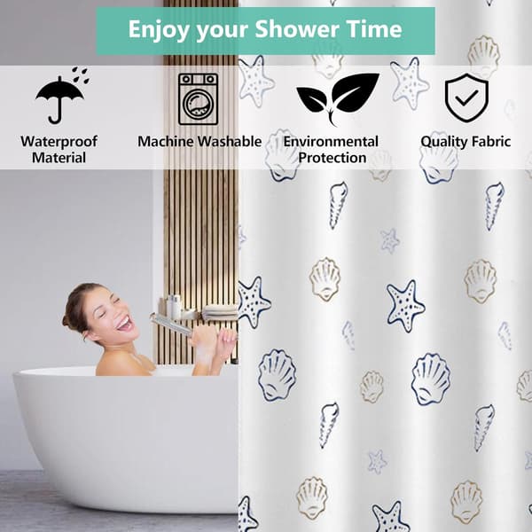 Mildew Resistant Bruseforhæng, Bruseforhæng 200x180 cm, Polye