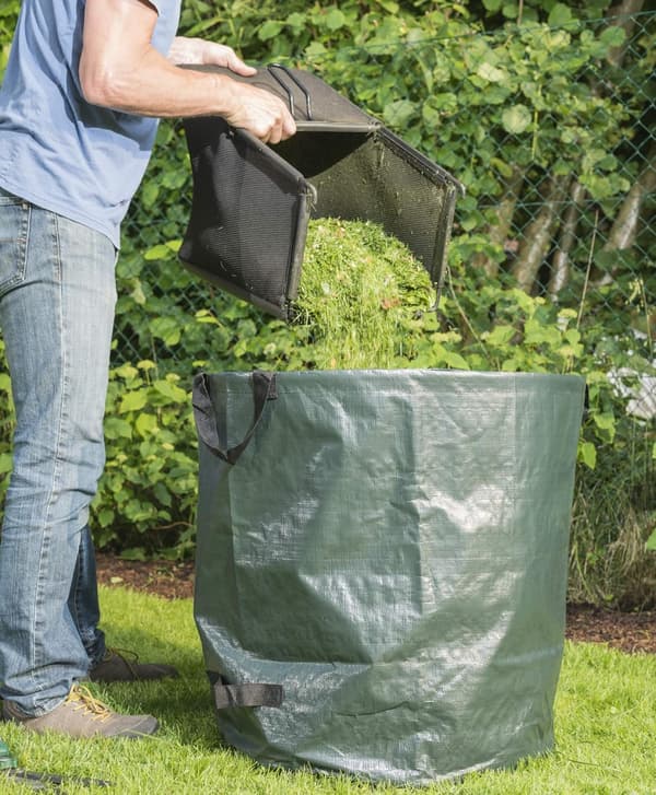 Grön hopfällbar trädgårdsavfallsäck 10 gallon 35*50cm (brittisk)