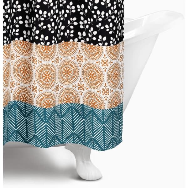 180*180cm Boho Stribet Farverigt Fedt Design