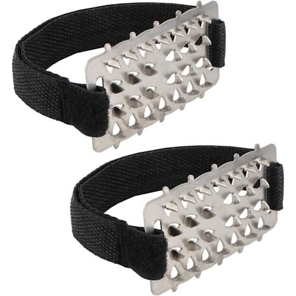 26 Tænder Crampons Gå Traktion Anti-Is Sne Crampons Anti-Slip Greb Sko Betræk til Vinter Gåture Vandreture Klatring Sort