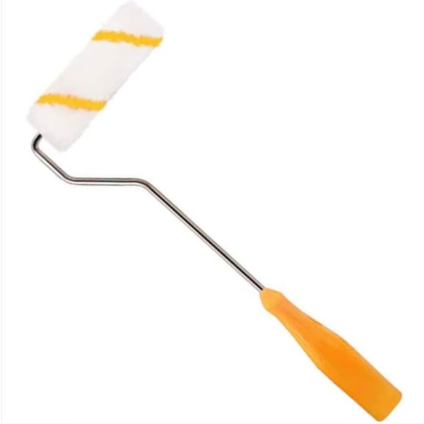 Färgroller 10cm 10 st Färgroller Set Liten Färgroller med 1 Roller Borsthållare 32cm Heminredningsverktyg för Dörr Tak Vägg Golv