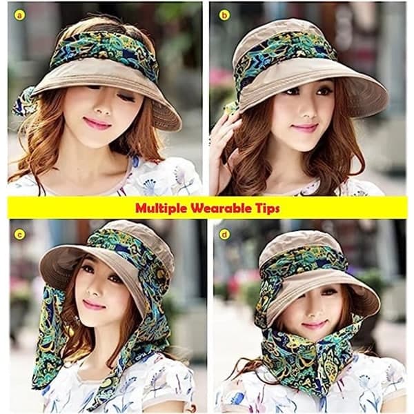 Solhatter Floppy Hatter Brede Caps Reversible UPF 50+ Utendørs Strand H