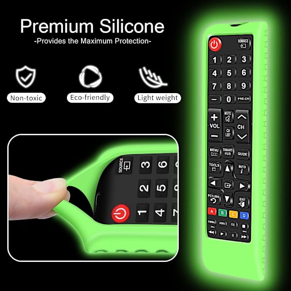 Hydream Silikondeksel for Samsung TV-fjernkontroll BN59 Se