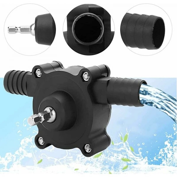 Elektrisk drillpumpe, vannpumpe mini hånd elektrisk drillpumpe Por