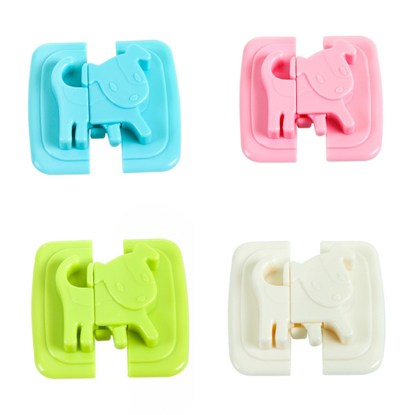 4PCS Gröna Barnsäkerhet Kylskåp Frys Lås