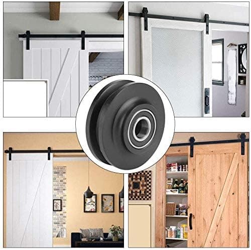 4 stk. Skydedøre Hjul Lade Dør Garderobe Hardware