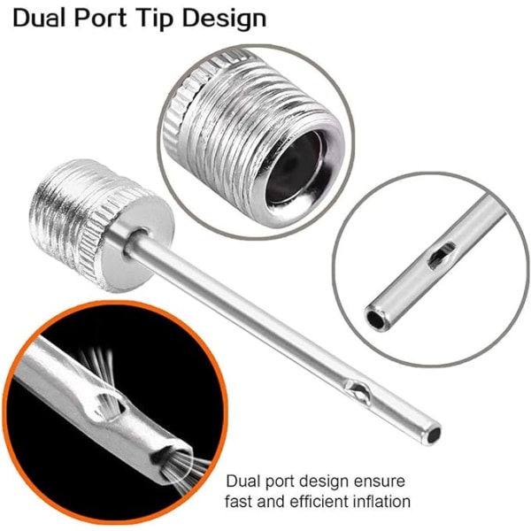Cykelpumpe Adapter Cykelventil Adapter (DV/AV/SV) Cykelpumpe Adapter Kompressor Boldpumpe Nåleadapter Cykelpumpe Fodpumpe Luftpumpe