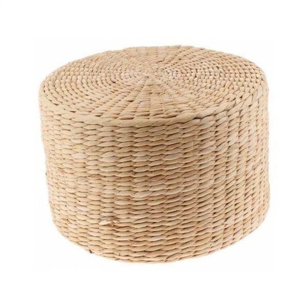 40X40X6cm Rustiikkinen Olkikoristetyyny- Meditaatioistuin- Pouf- Tattari