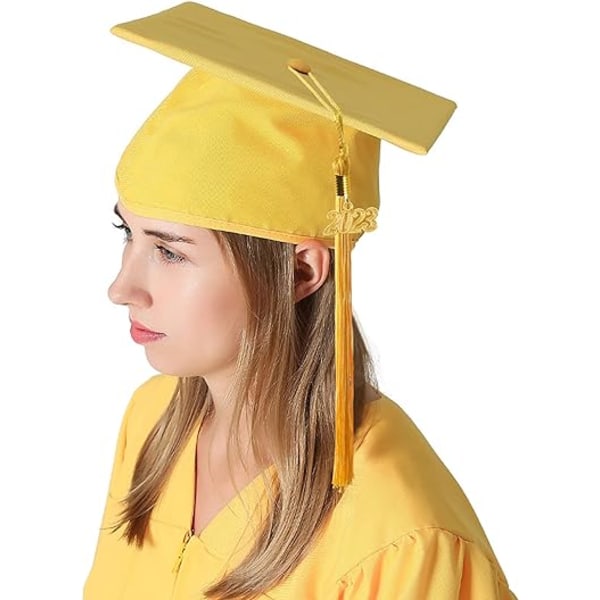 Universitetsavslutningsklänning och cap för vuxna 2023 Uni