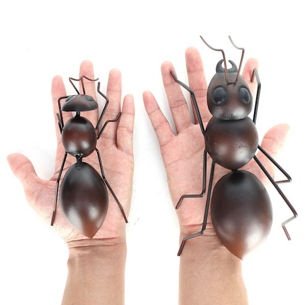 Maursmykker i jern - Miniatyr insekter til hagedekorasjon