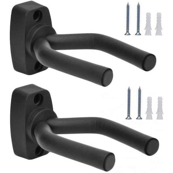 Gitarrhängare Gitarrväggfäste Krok 2 Pack Gitarrställ