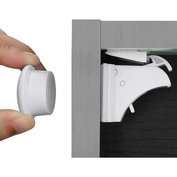 Babysäkerhetsskåp (8 lås + 2 nycklar), barnsäkerhetsskåpslås
