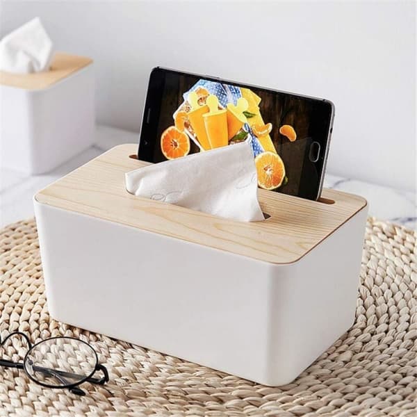 21*13*16CM Plastvevboks, Plast Enkeltvevboks Avtakbart Tredeksel