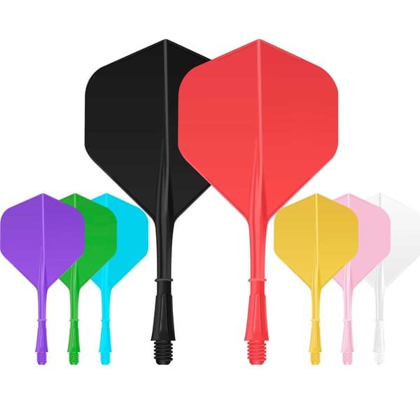9 stk One Piece Dart og Flights Darttilbehør