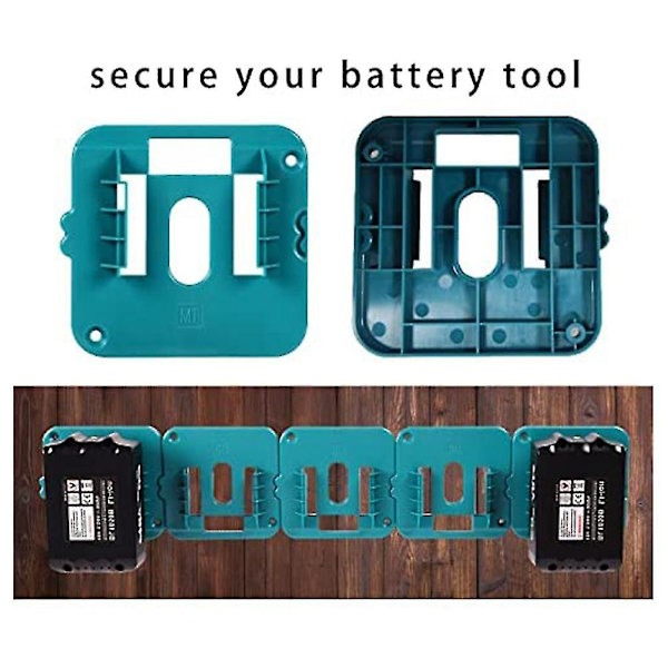 5-pakks batteriholder batterimontering for 18v ​​batteridokkholder