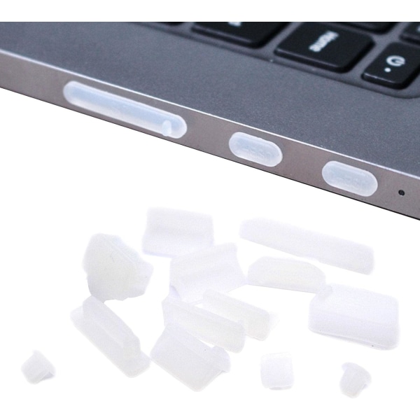 Laptop-støvdeksel, mykt silikon USB-portdeksel for bærbar PC Anti-D