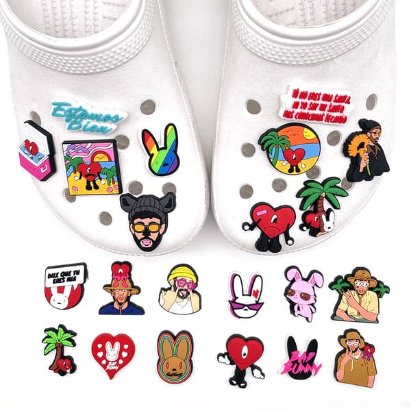 Sko Charms, Crocs Charms Crocs Tilbehør for Jenter Gutter, Sko