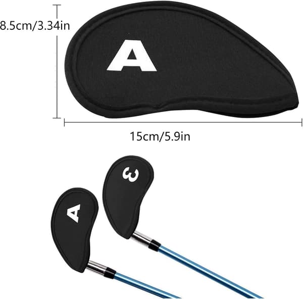 Golfklubbs huvudskydd Golfjärnskydd Golfklubbskydd