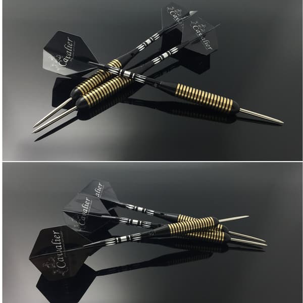 6 stk. Professionelt Dart Sæt Steeldarts 23G Dart Sæt Stålspids